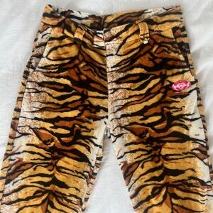 Omighty cheetah print fuzzy pants